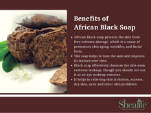 Load image into Gallery viewer, Black Soap Bar 5.5oz and 8.7oz