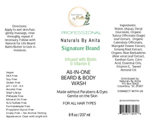 Load image into Gallery viewer, Beard & Body Wash - Naturals-By-Anita