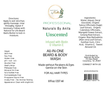 Load image into Gallery viewer, Beard & Body Wash - Naturals-By-Anita