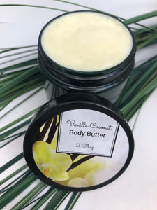 Vanilla Coconut Whipped Body Butter 4oz 8oz 16oz